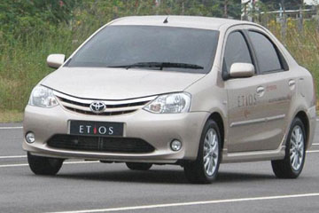 Toyota Etios on Rent in Amritsar